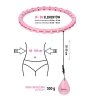 HHW11 PLUS SIZE HULA HOP LIGHT PINK Z WYPUSTKAMI I OBCIĄŻNIKIEM HMS
